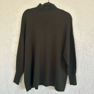 Zimmermann Olive Green Mock Neck Sweater